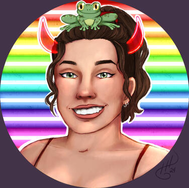 Ribbety Royalty Bust, $15